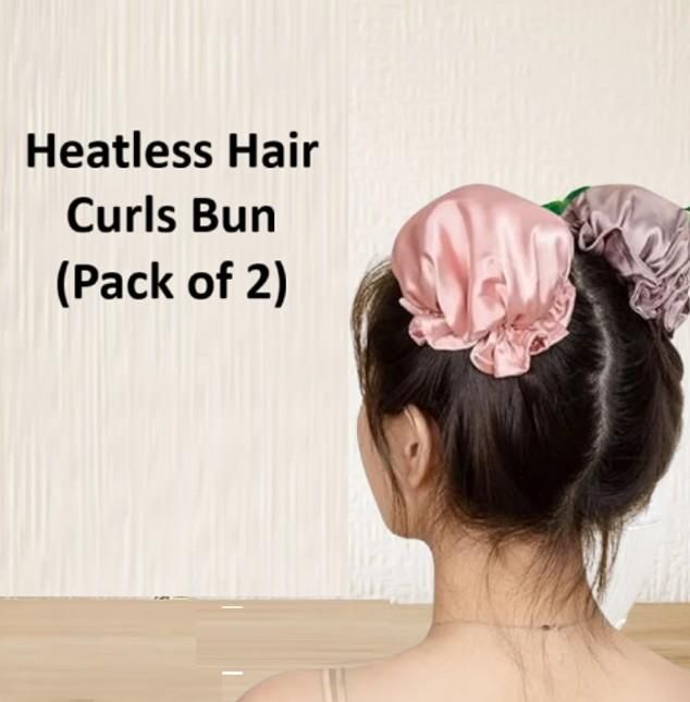 Trendy Heatless Haircurls Bun (Pack of 2)