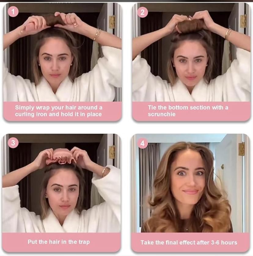 Trendy Heatless Haircurls Bun (Pack of 2)