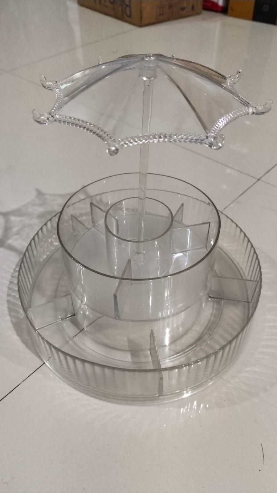 360� Umbrella-Shaped Makeup & Skincare Storage Rack